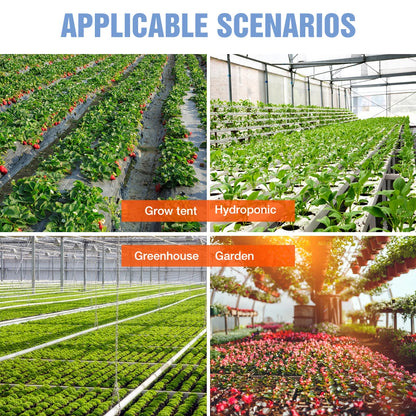 High-Power LED Grow Light 2000W/3000W - 2835 Full Spectrum Phyto Lamp - Bascora