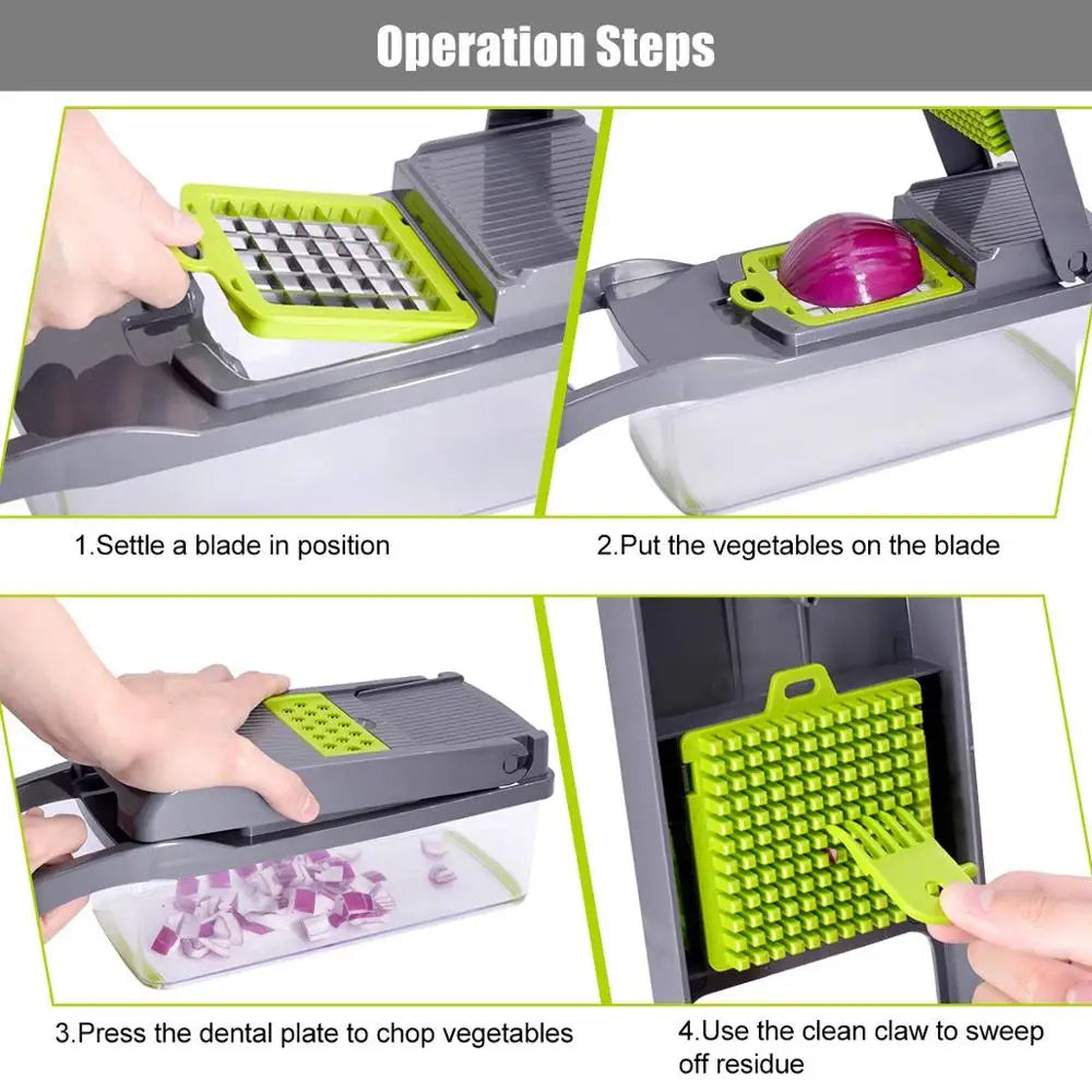 Vegetable Chopper & Multifunctional Grater