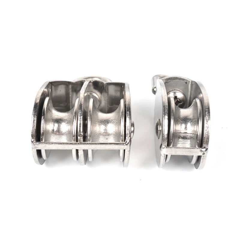 Heavy Duty Traction Wheel Pulley - Single & Double Block System