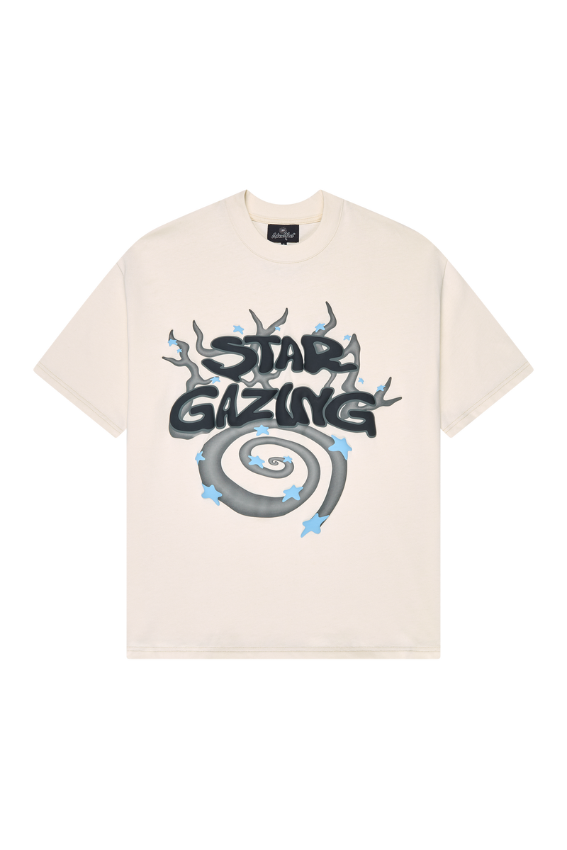 Broken Planet Market Stargazing T-Shirt - Vanilla White