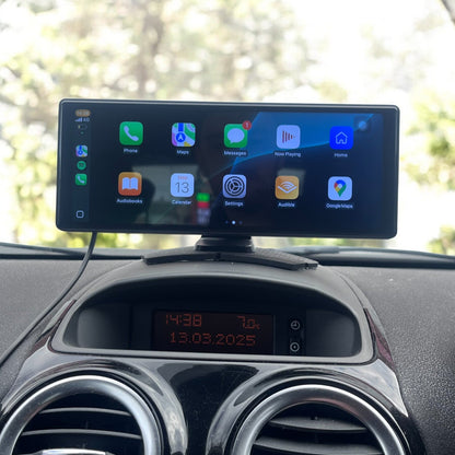 SmartDash™ Pro CarPlay Tablet 2025 - 10.26" Wireless Display with GPS & Dash Cam
