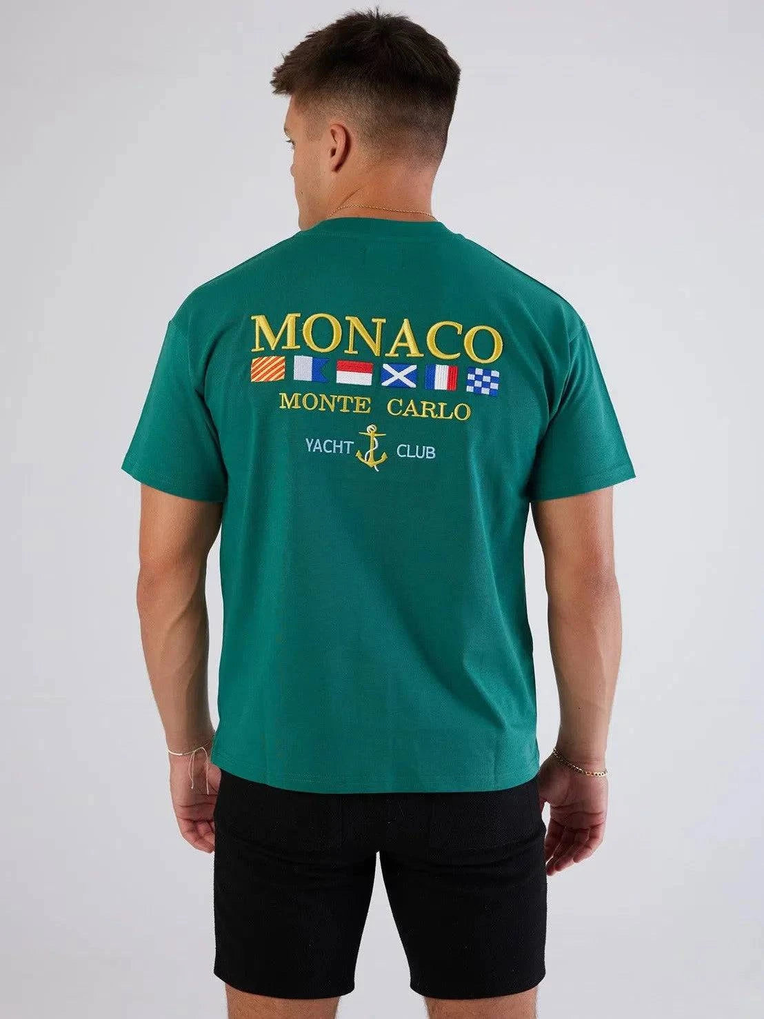Monaco T-Shirt Green - Bascora