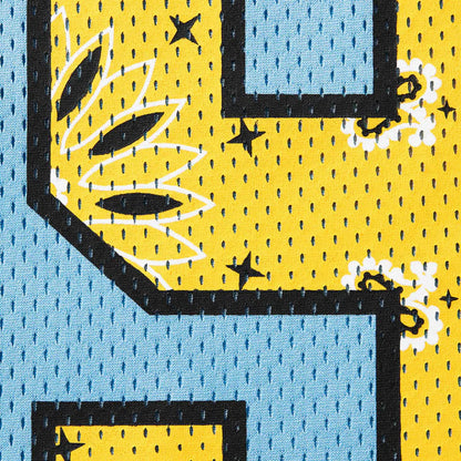 Supreme Bandana Football Jersey Blue/Yellow