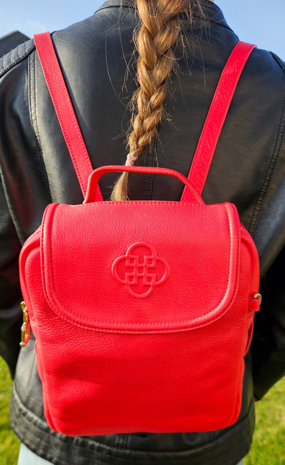 Maxie Leather Mini Backpack