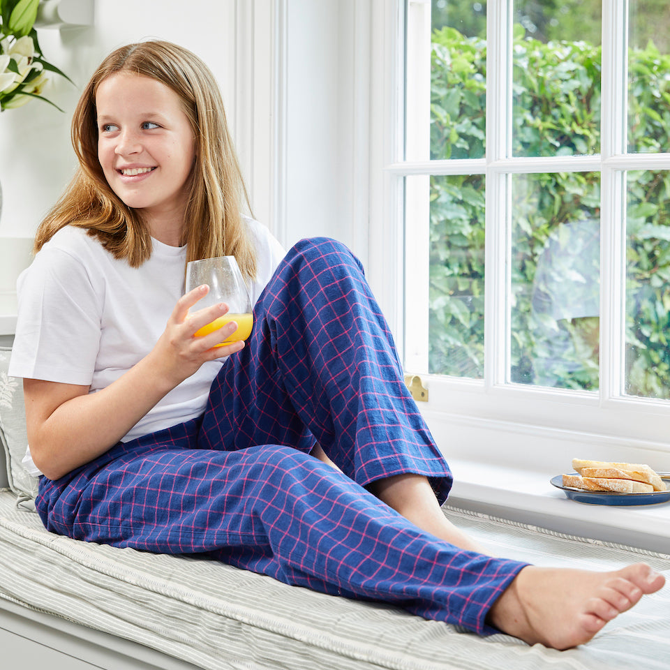 Loungers Children's GOTS Organic Cotton Atlantic Puffin Trousers