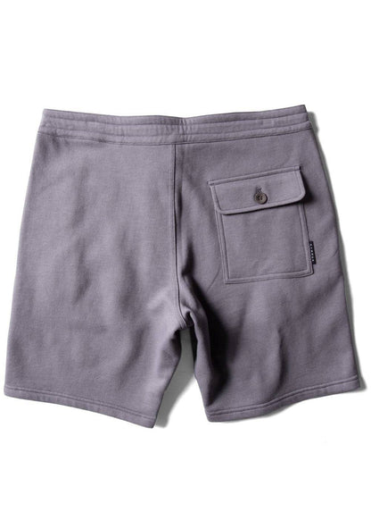 Gray shorts with a pocket on a white background
