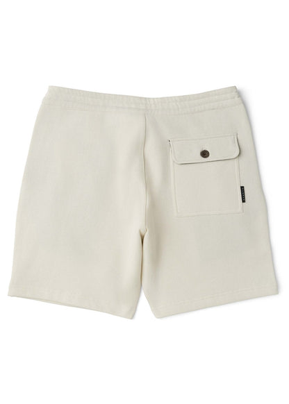 Beige shorts with a pocket on a white background