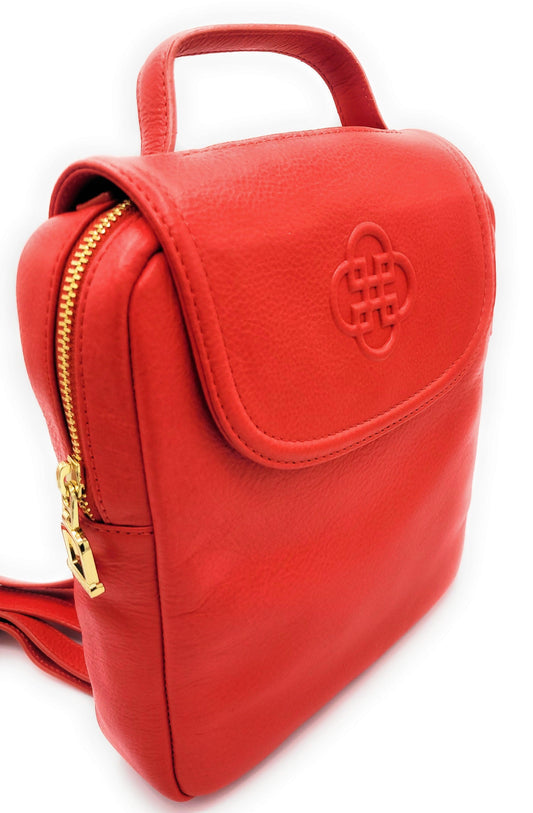 Maxie Leather Mini Backpack