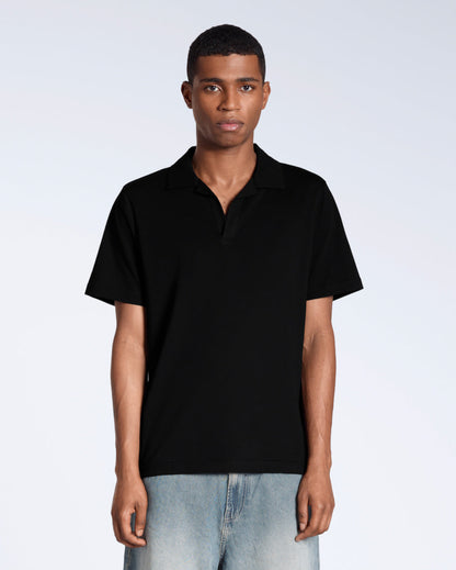 Open Neck Organic Polo