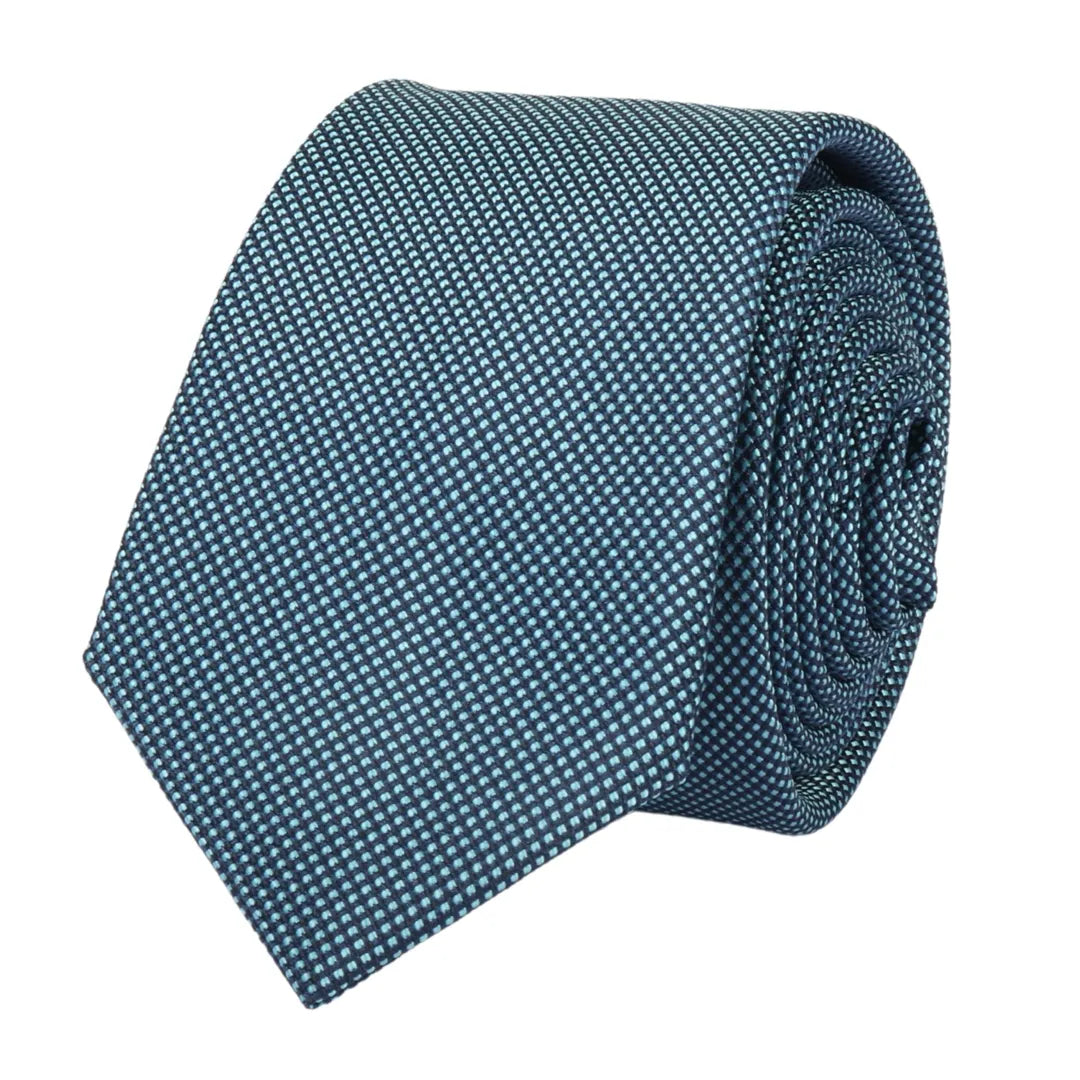 Men's Formal Solid Necktie & Pocket Square Set by TruClothing