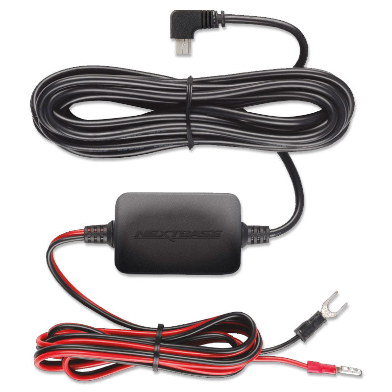 Car charger with cable and connectors on a white background