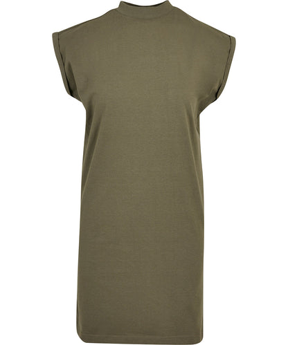 Organic Extended Shoulder T-shirt Dress — Womens