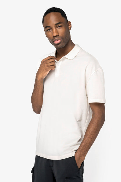 Organic Drop Shoulder Polo Shirt – Mens