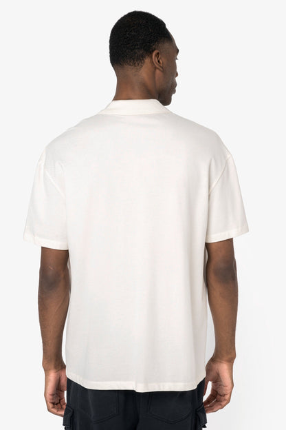 Organic Drop Shoulder Polo Shirt – Mens