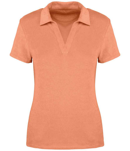 Organic Towel-feel Polo Shirt — Womens