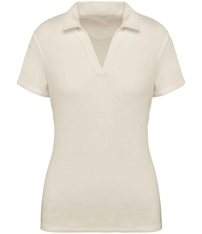 Organic Towel-feel Polo Shirt — Womens