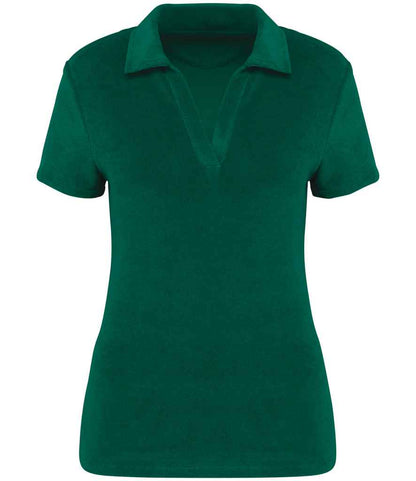 Organic Towel-feel Polo Shirt — Womens