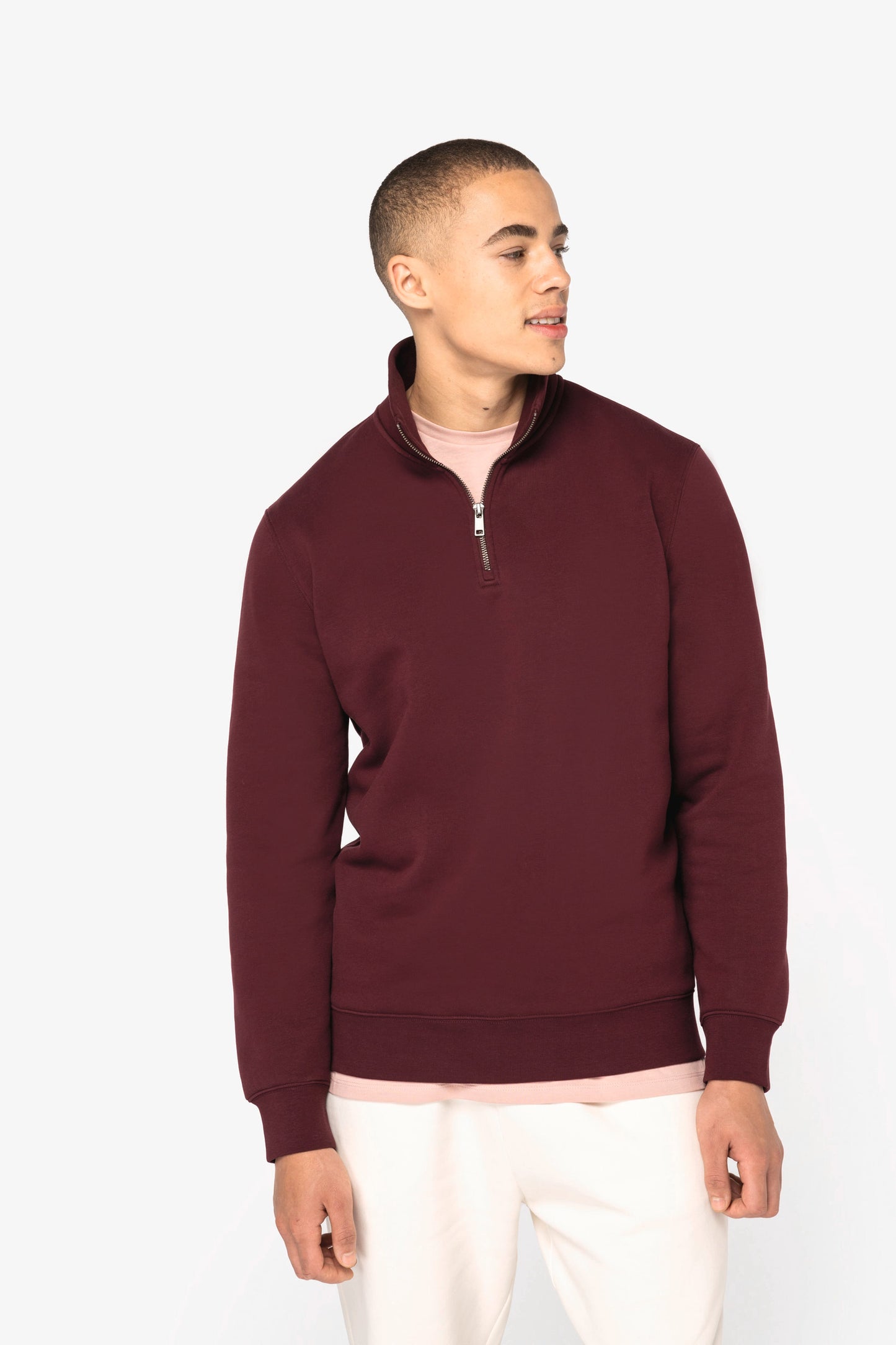 Organic Quarter Zip Sweatshirt – Mens