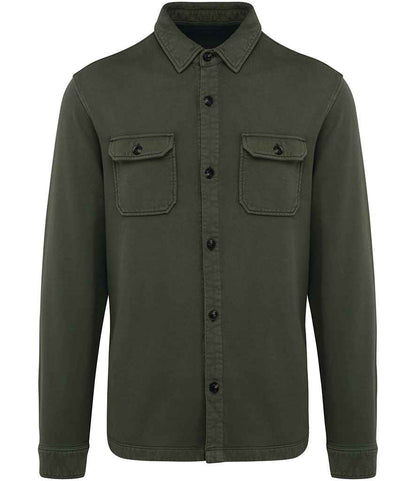 Organic Faded Overshirt: Mens