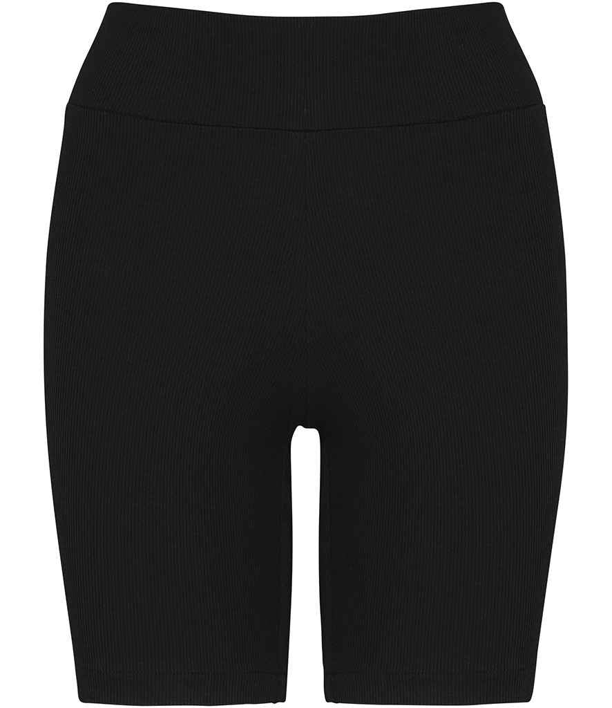 Organic Cotton Ribbed Shorts – Womens