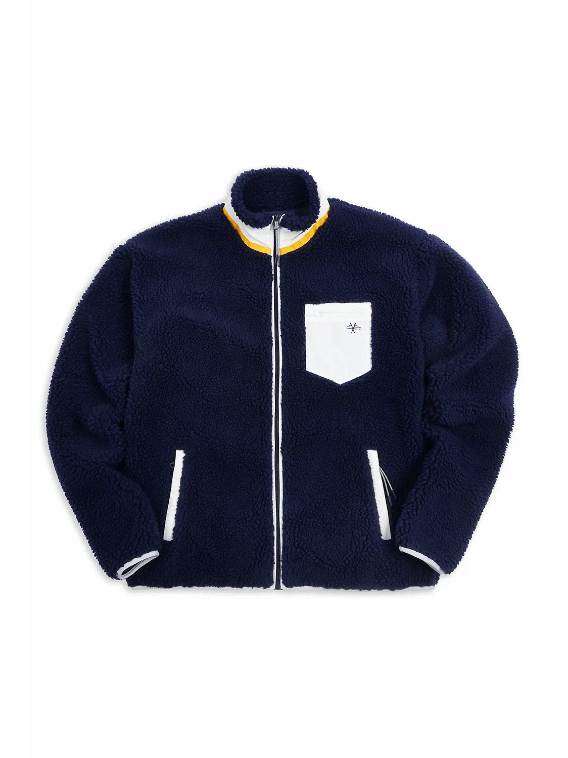 Sherpa Fleece Dark Navy - Bascora