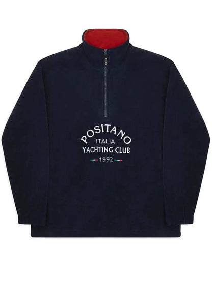 Positano Yacht Fleece Navy - Bascora