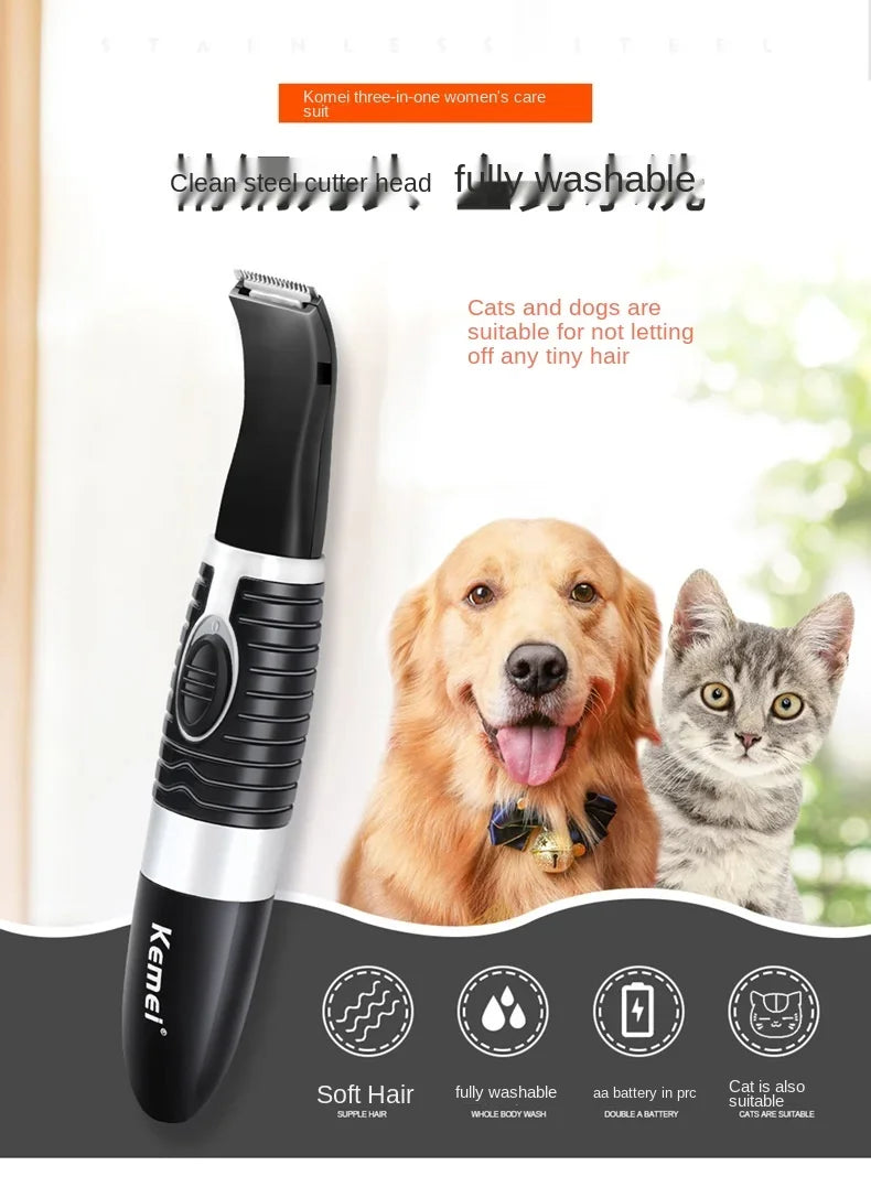 Kit complet de toilettage pour animaux de compagnie - Ensemble multi-outils pour le soin des cheveux et des ongles