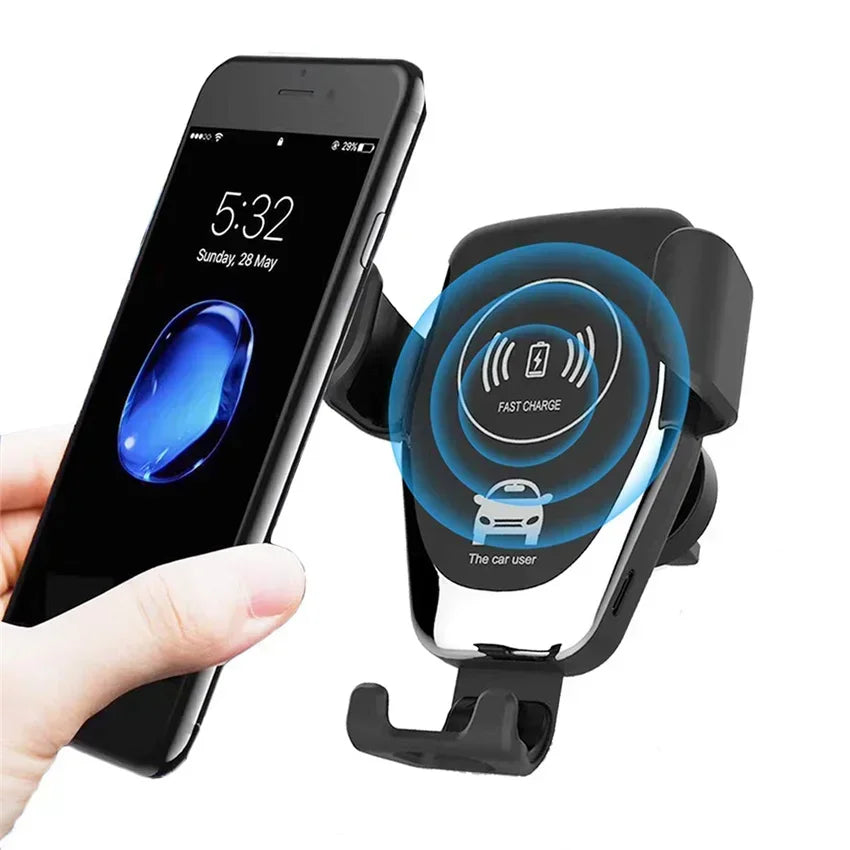 Cargador inalámbrico para coche de 30 W: carga rápida y soporte seguro