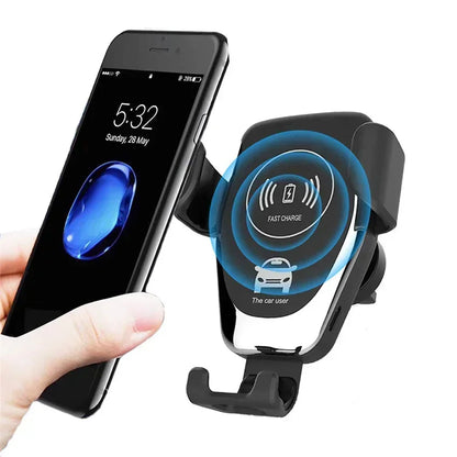 30W Wireless Car Charger - Fast Charging & Secure Mount - Bascora