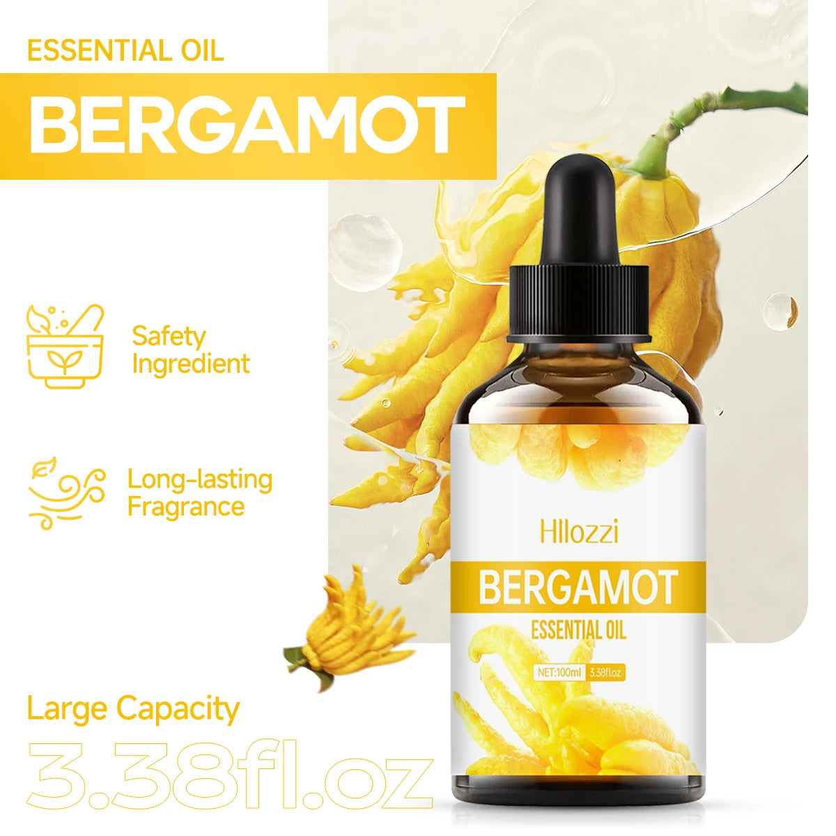 Bergamot Essential Oil - Premium Hair Care & Aromatherapy Oil