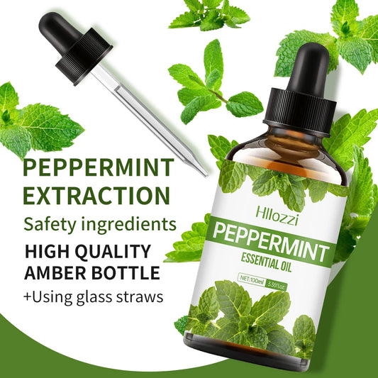 Peppermint Essential Oil - Body Massage & Aromatherapy Oil