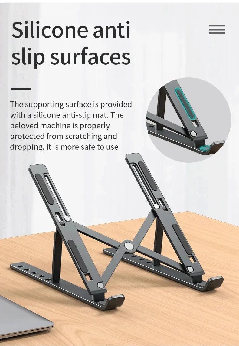 Premium Aluminum Laptop Stand - Professional Grade