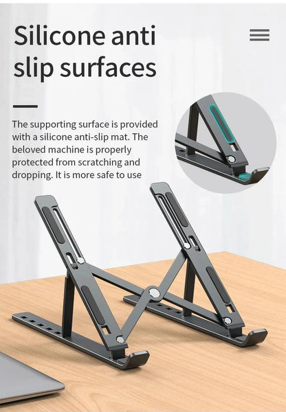 Premium Aluminum Laptop Stand - Professional Grade - Bascora