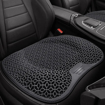 Gel Car Seat Cushion - Cooling Honeycomb Design - Bascora