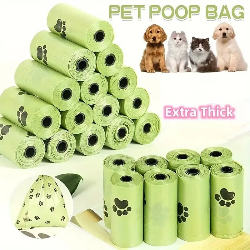Sacs épais pour crottes de chien - Anti-fuites