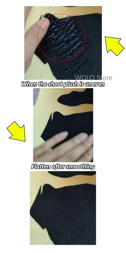 Cute Fat Tiger Floor Mat - Cashmere-Style Area Rug - Bascora