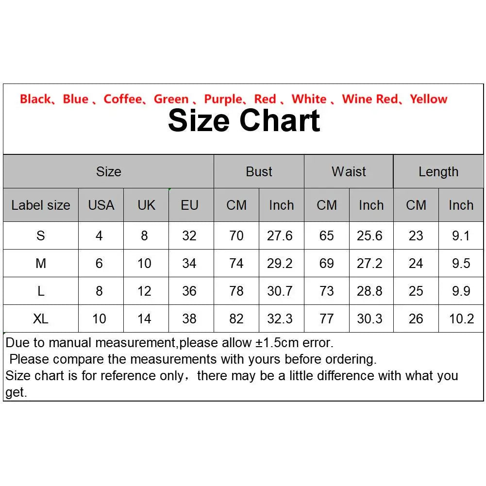 Women's Mini Bustier Tube Top - Strapless Elastic Crop