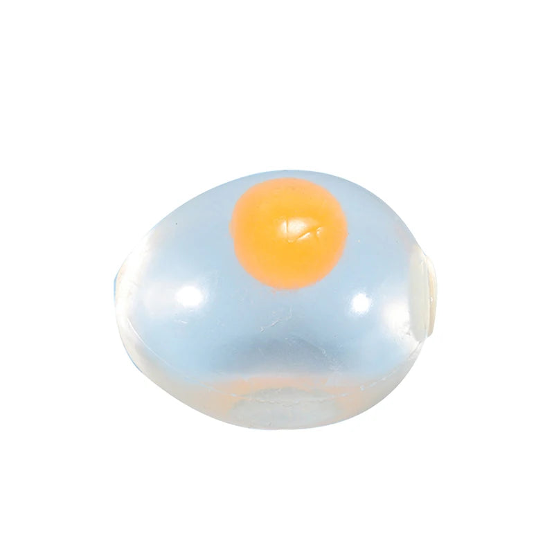 Balle anti-stress en forme d'œuf éclaboussé - Jouet anti-stress amusant et original