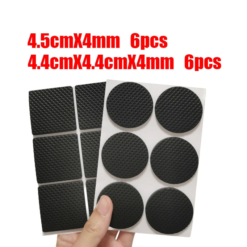 Rubber Chair Leg Pads - Anti-Slip Furniture Floor Protectors
