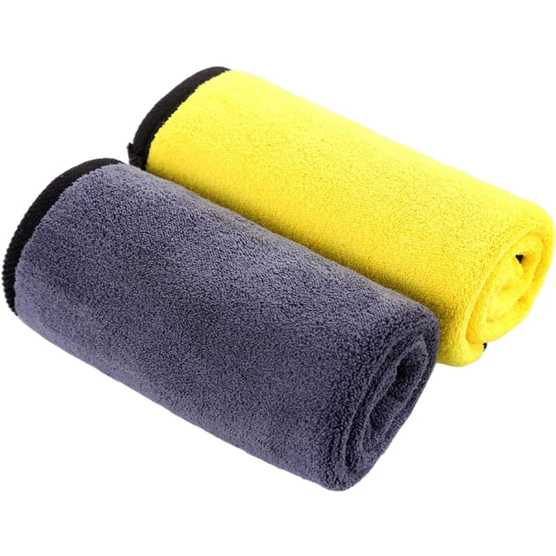 Microfiber Car Cleaning Towels - Auto Detailing & Household Cloths Set
