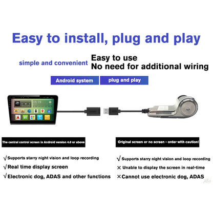 Car DVR ADAS LDWS Dash Cam - Full HD 1080P - Bascora