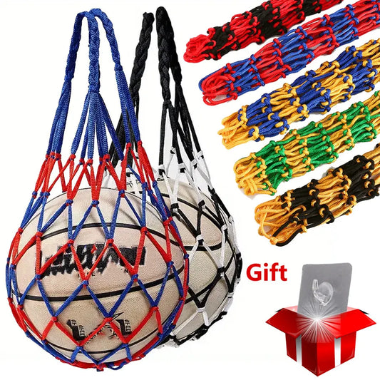Basketball Net Bag - Durable Nylon Storage for Sports Balls