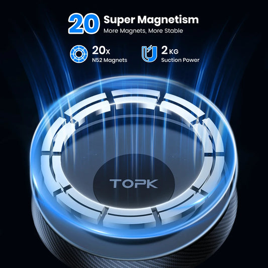 Mag-Safe Car Phone Holder | Magnetic Phone Car Mount for Windshield and Dashboard