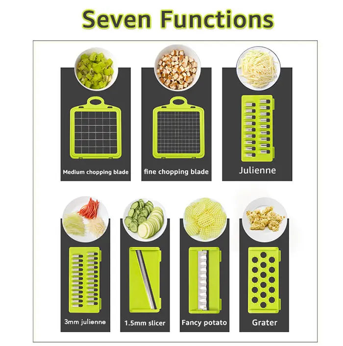 Vegetable Chopper & Multifunctional Grater
