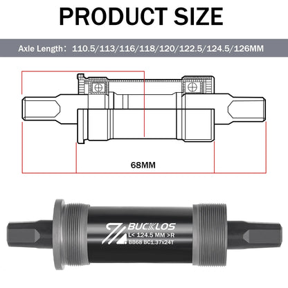 Bike Bottom Bracket - BSA BB68 Sealed Bearing Square Threaded - Bascora