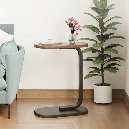C-Shaped Side Table - Portable Modern Coffee Table