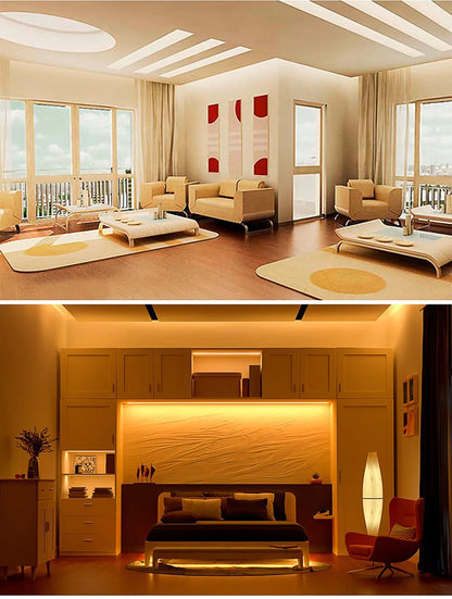 5M USB LED Strip Lights - Aesthetic Room Decor & Ambient Lighting - Bascora