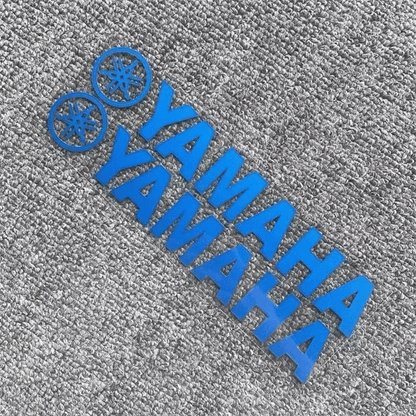 Motorcycle Reflective Laser Letter Stickers - Body Decoration Decals - Bascora