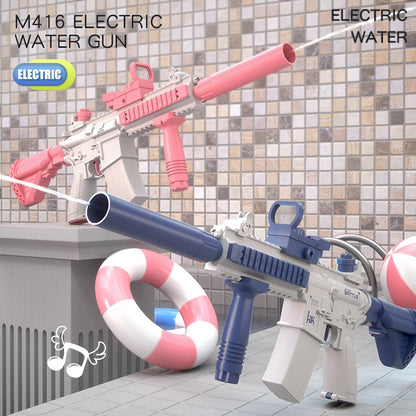 M416 Water Gun Electric Pistol - Full Automatic Summer Fun - Bascora