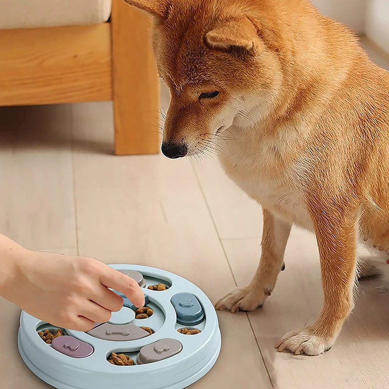 Jouet éducatif pour animaux de compagnie - Distributeur interactif de dressage pour chiens